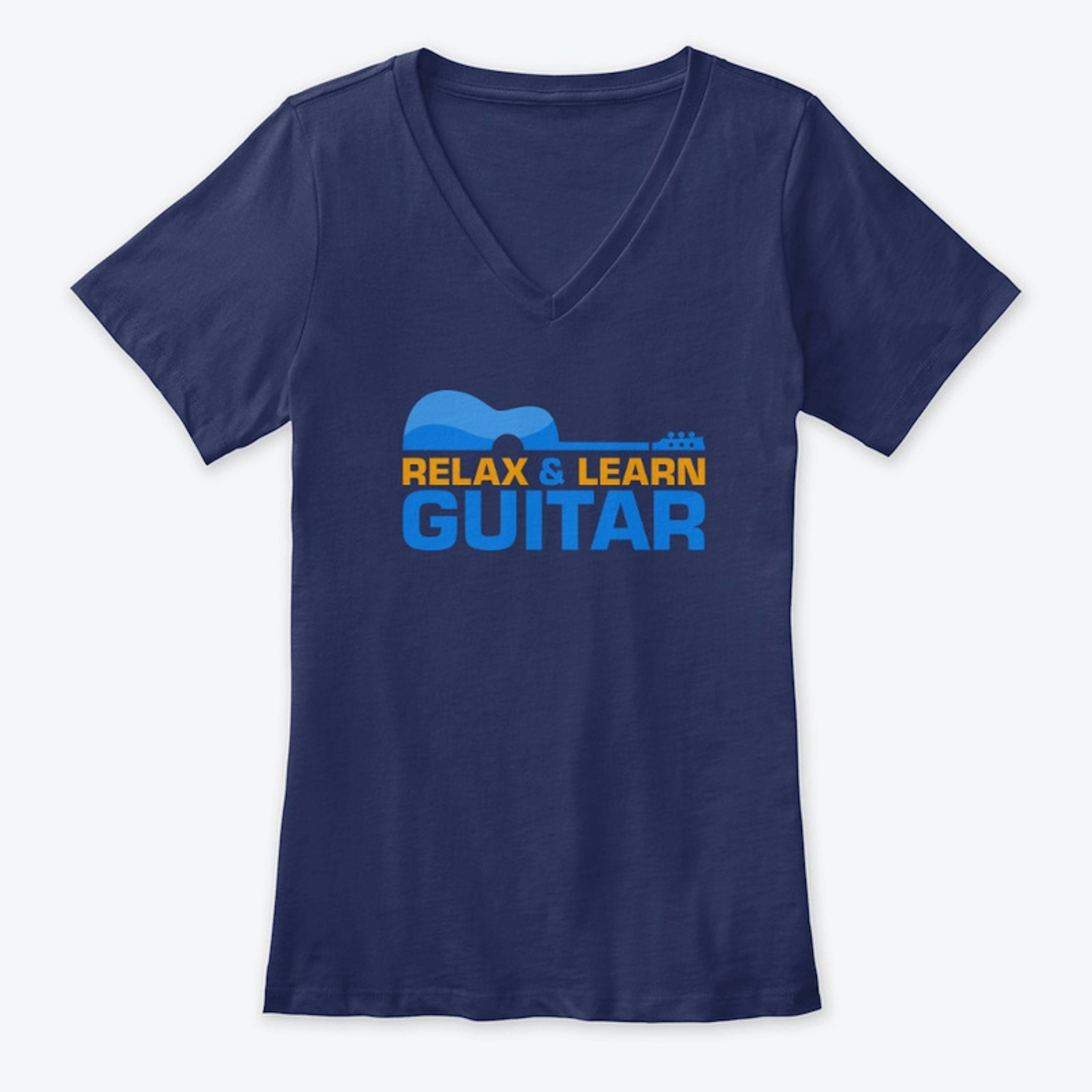 Relax and Learn Guitar - Unisex V Neck